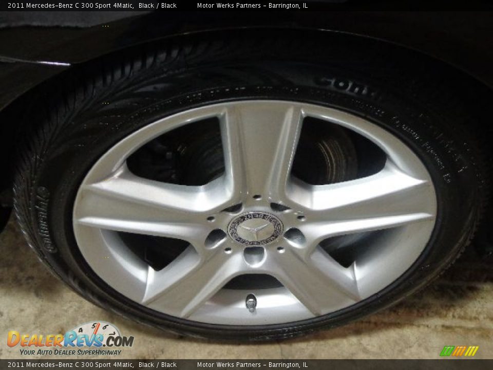 2011 Mercedes-Benz C 300 Sport 4Matic Black / Black Photo #29