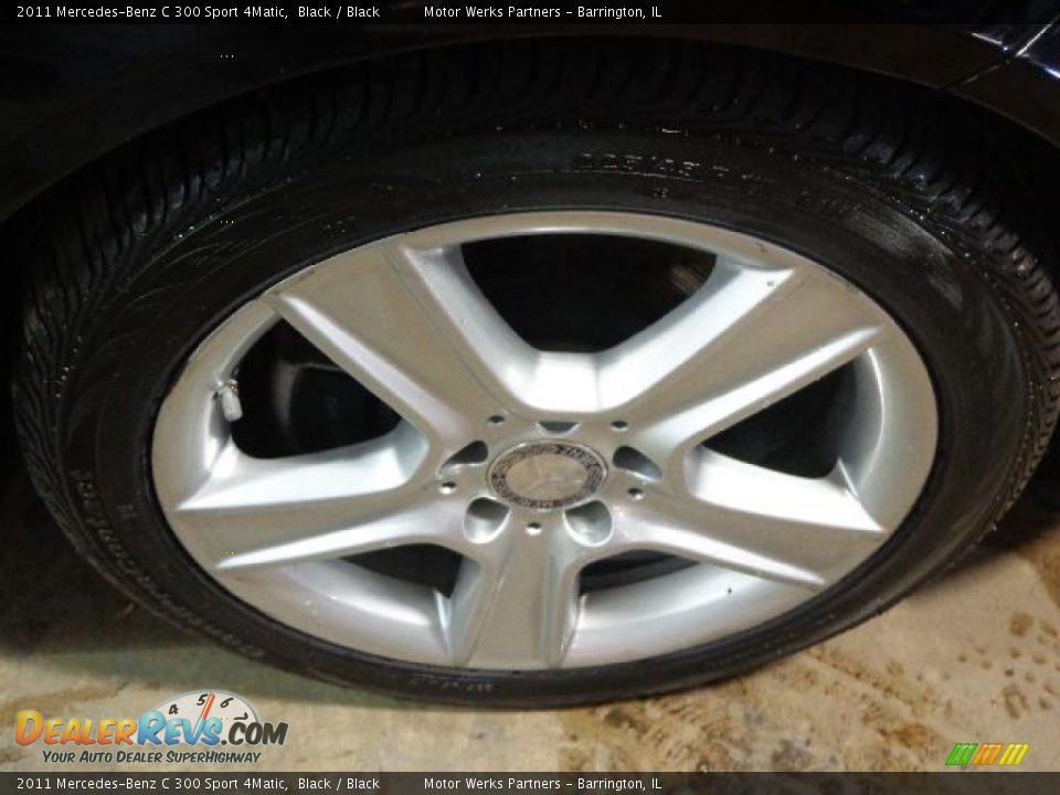 2011 Mercedes-Benz C 300 Sport 4Matic Black / Black Photo #30