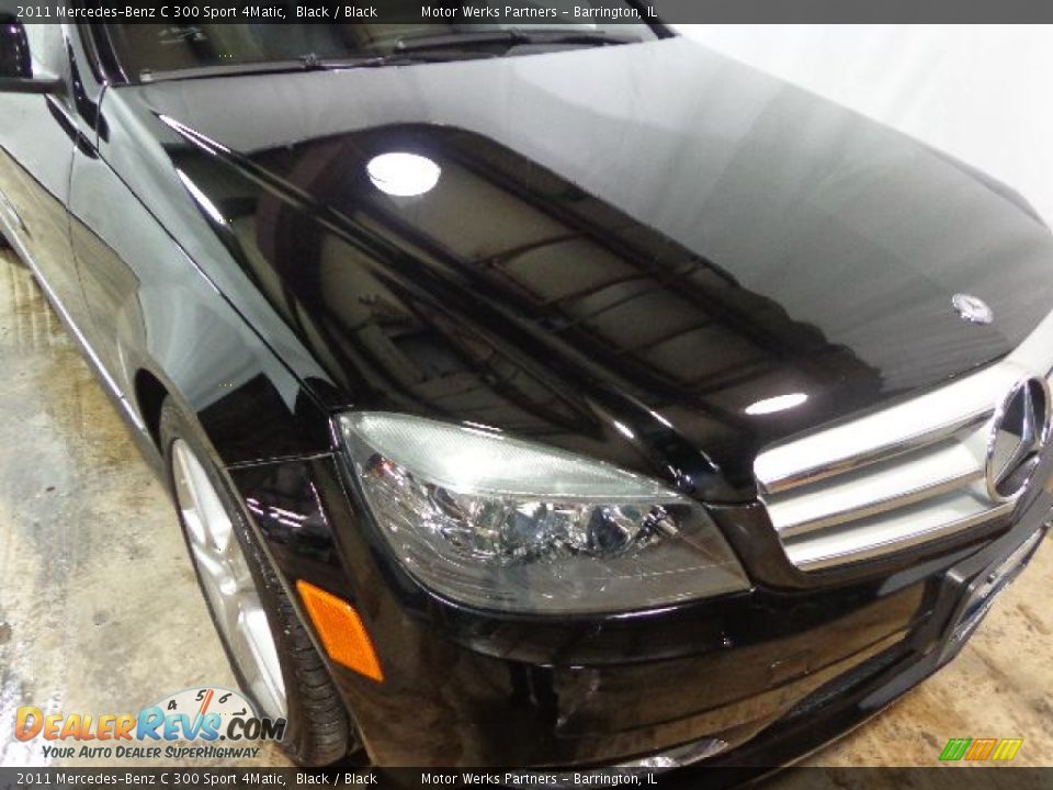 2011 Mercedes-Benz C 300 Sport 4Matic Black / Black Photo #31