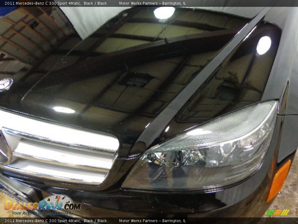 2011 Mercedes-Benz C 300 Sport 4Matic Black / Black Photo #32