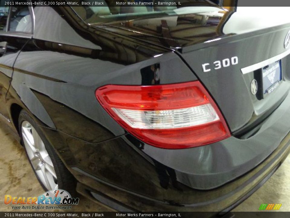 2011 Mercedes-Benz C 300 Sport 4Matic Black / Black Photo #33