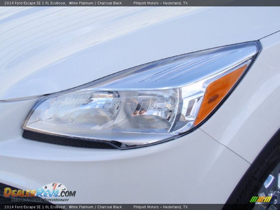 2014 Ford Escape SE 1.6L EcoBoost White Platinum / Charcoal Black Photo #9