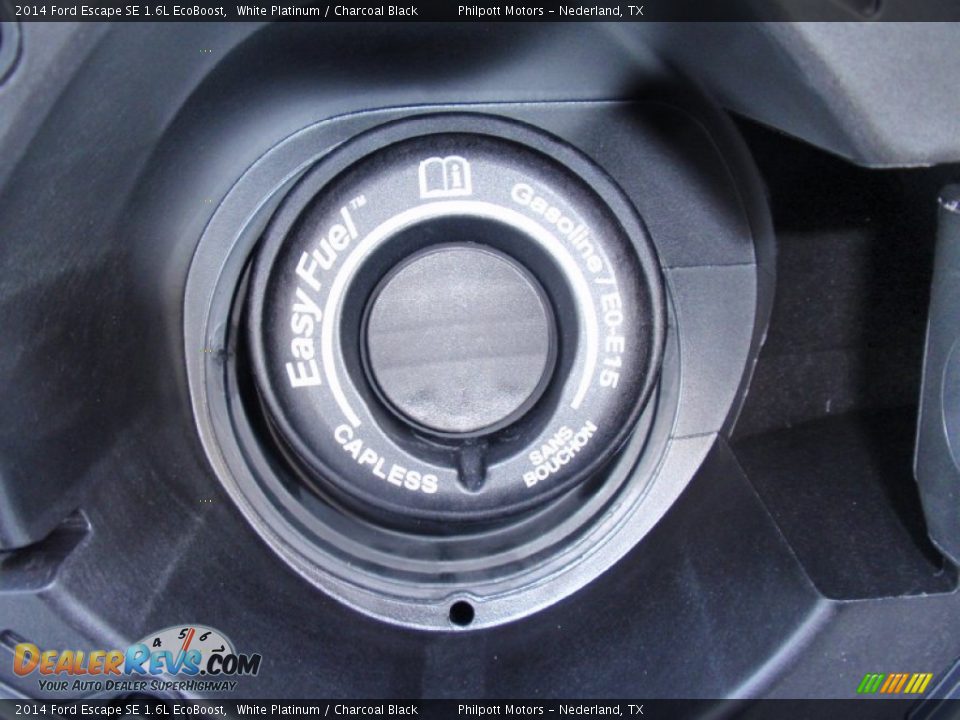 2014 Ford Escape SE 1.6L EcoBoost White Platinum / Charcoal Black Photo #16