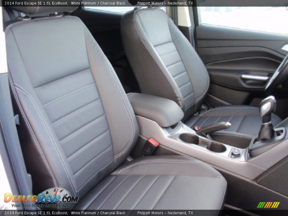 2014 Ford Escape SE 1.6L EcoBoost White Platinum / Charcoal Black Photo #20