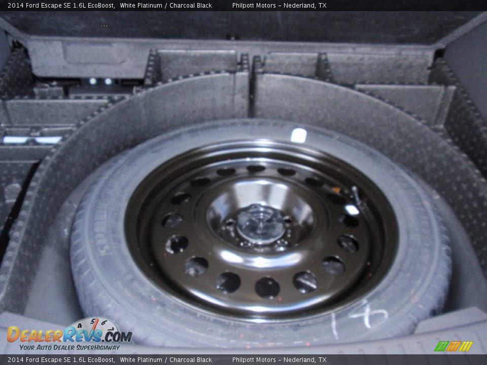 2014 Ford Escape SE 1.6L EcoBoost White Platinum / Charcoal Black Photo #24