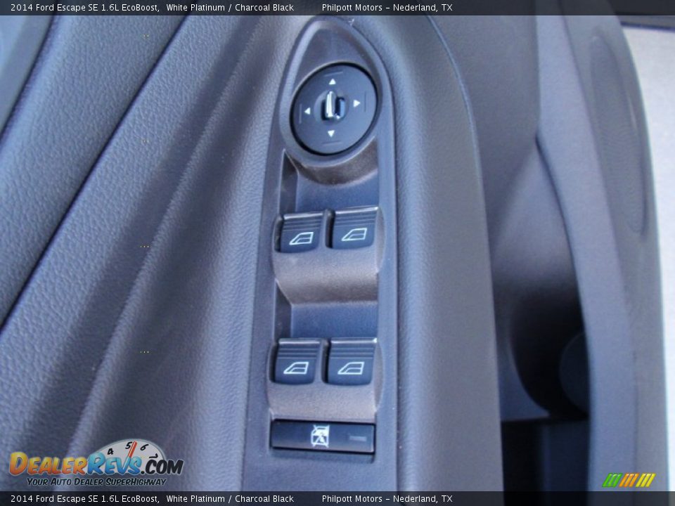 2014 Ford Escape SE 1.6L EcoBoost White Platinum / Charcoal Black Photo #27