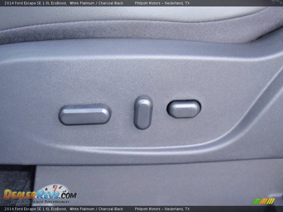 2014 Ford Escape SE 1.6L EcoBoost White Platinum / Charcoal Black Photo #31