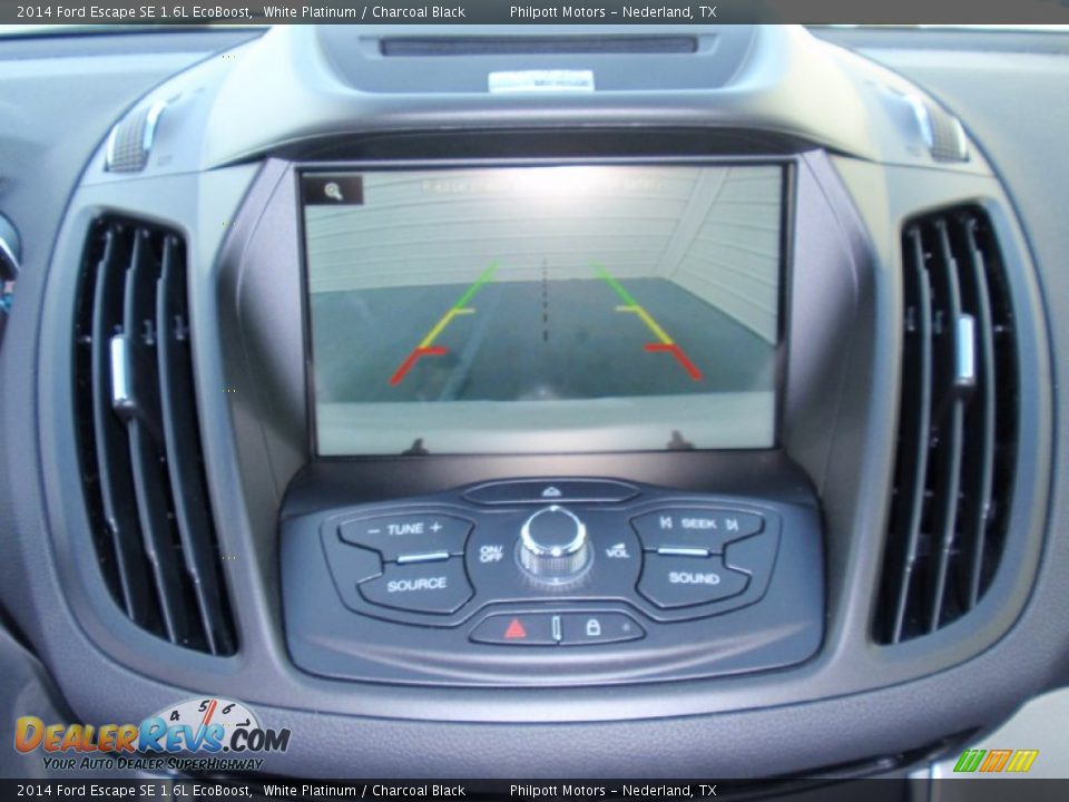 2014 Ford Escape SE 1.6L EcoBoost White Platinum / Charcoal Black Photo #33
