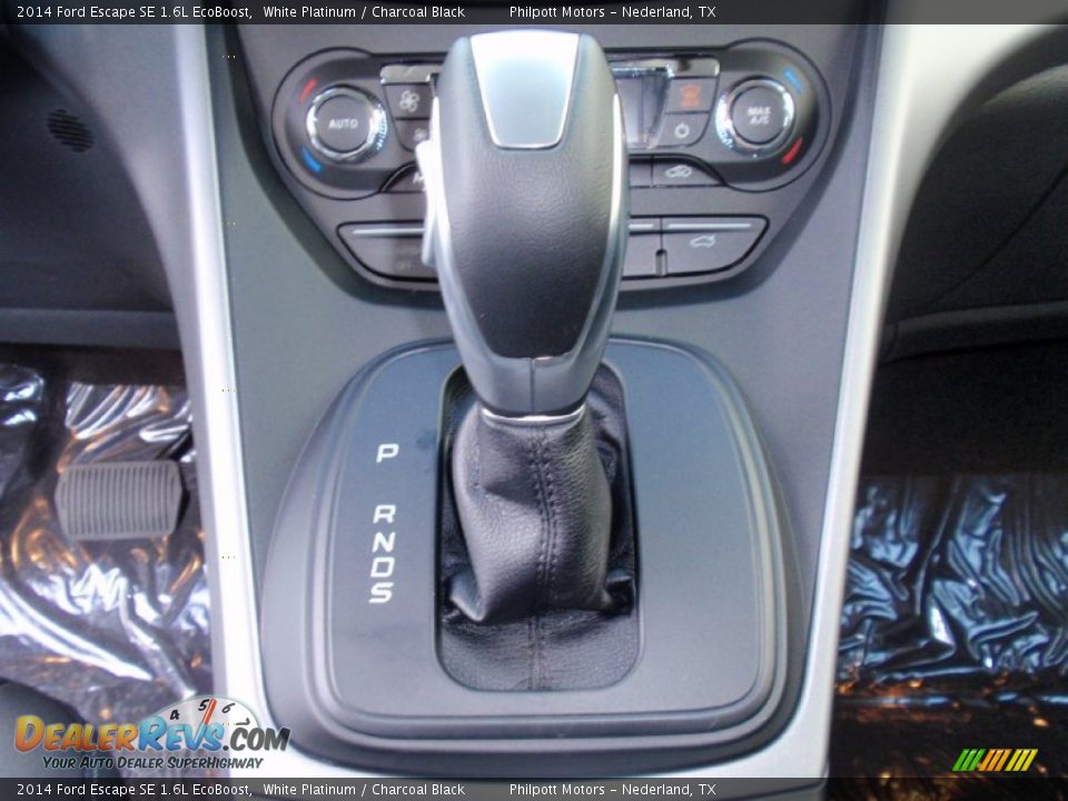 2014 Ford Escape SE 1.6L EcoBoost White Platinum / Charcoal Black Photo #36