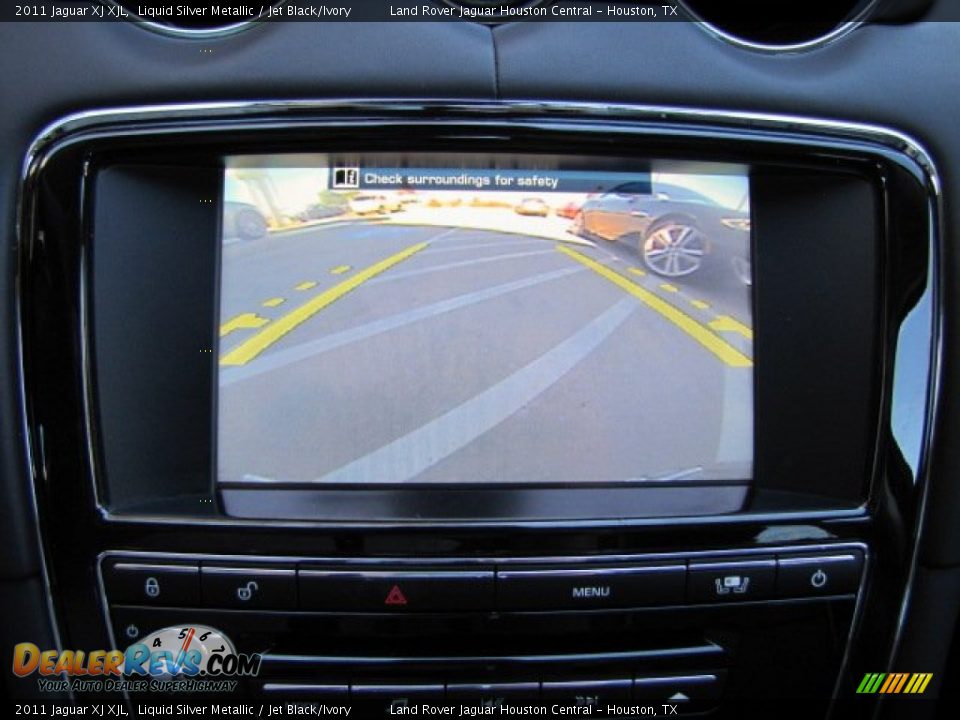 2011 Jaguar XJ XJL Liquid Silver Metallic / Jet Black/Ivory Photo #19
