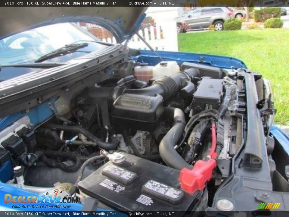 2010 Ford F150 XLT SuperCrew 4x4 Blue Flame Metallic / Tan Photo #9