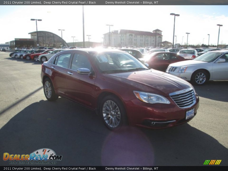 2011 Chrysler 200 Limited Deep Cherry Red Crystal Pearl / Black Photo #1