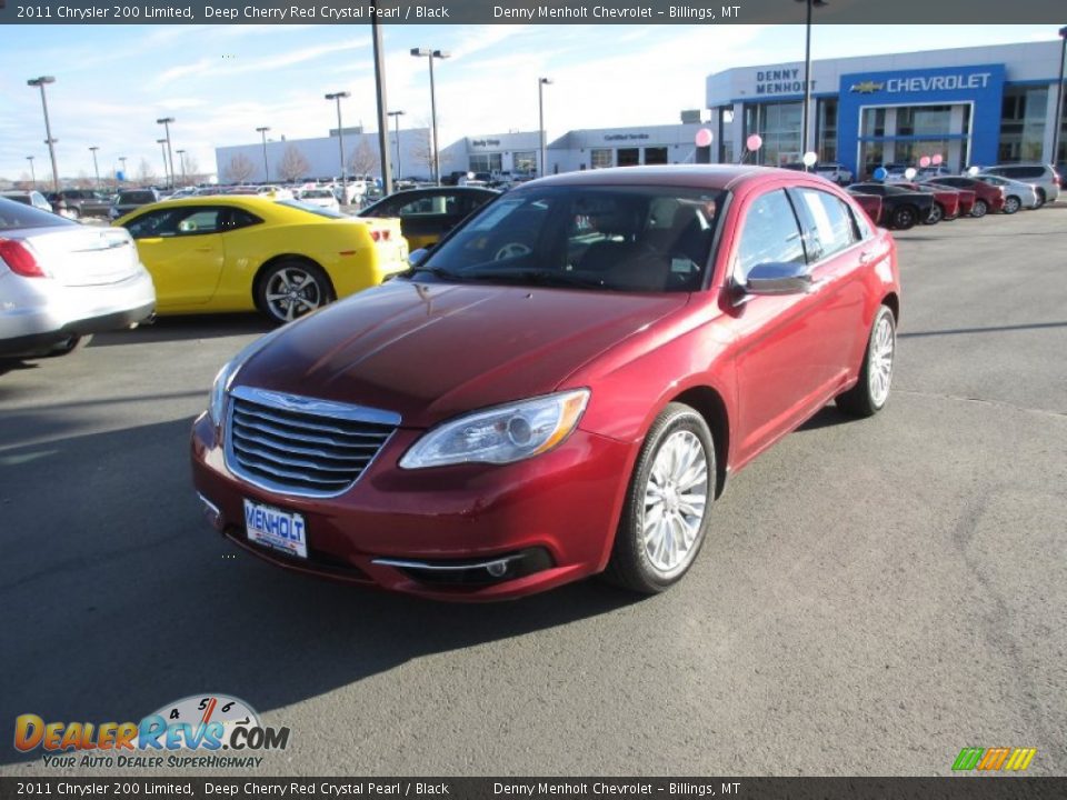 2011 Chrysler 200 Limited Deep Cherry Red Crystal Pearl / Black Photo #2