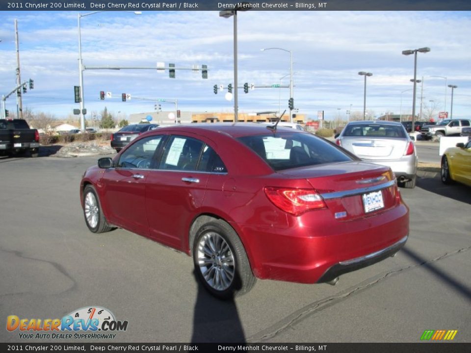 2011 Chrysler 200 Limited Deep Cherry Red Crystal Pearl / Black Photo #3
