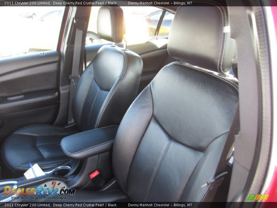 2011 Chrysler 200 Limited Deep Cherry Red Crystal Pearl / Black Photo #7