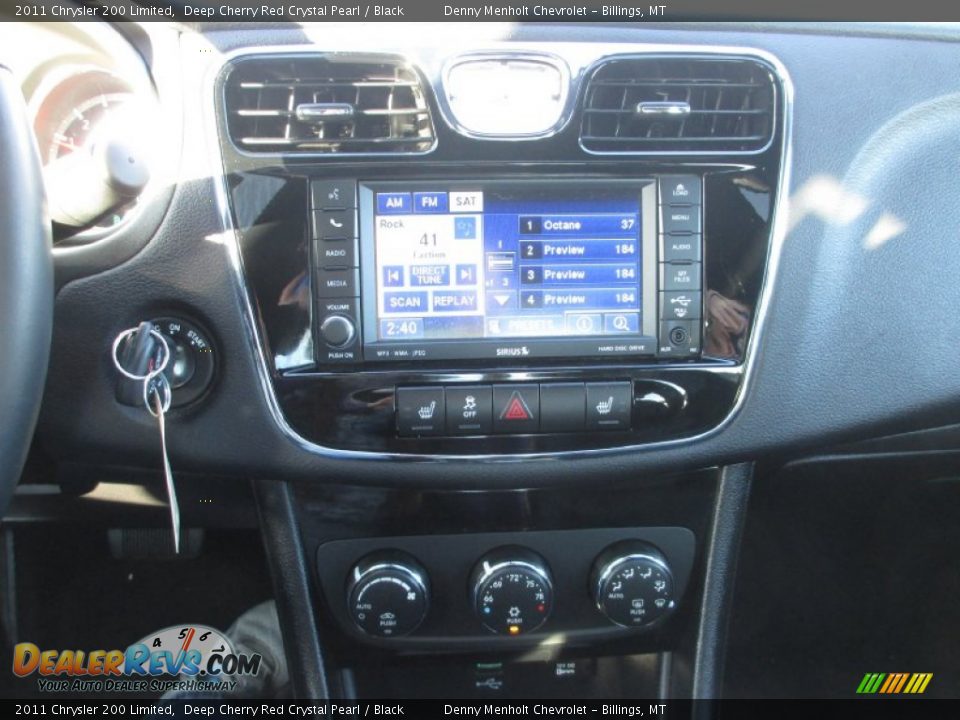 2011 Chrysler 200 Limited Deep Cherry Red Crystal Pearl / Black Photo #9