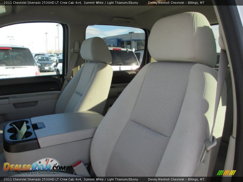 2011 Chevrolet Silverado 2500HD LT Crew Cab 4x4 Summit White / Light Titanium/Ebony Photo #7