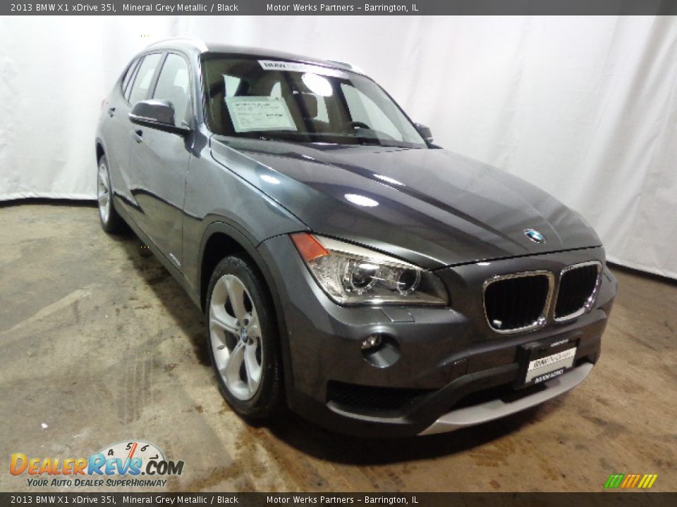 2013 BMW X1 xDrive 35i Mineral Grey Metallic / Black Photo #1