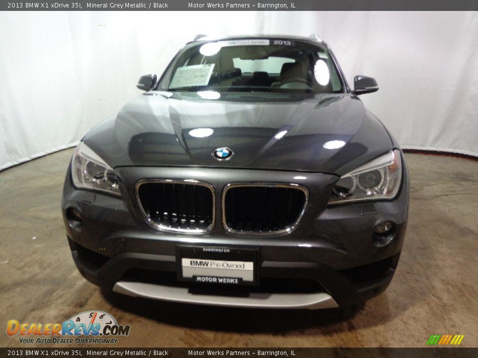 2013 BMW X1 xDrive 35i Mineral Grey Metallic / Black Photo #2