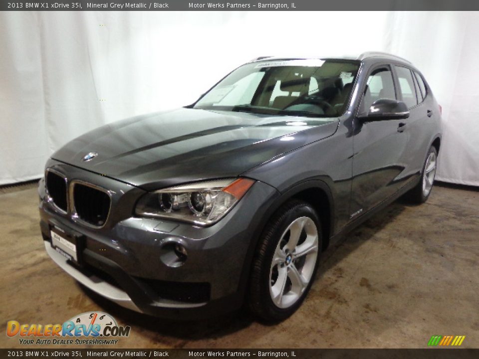 2013 BMW X1 xDrive 35i Mineral Grey Metallic / Black Photo #3