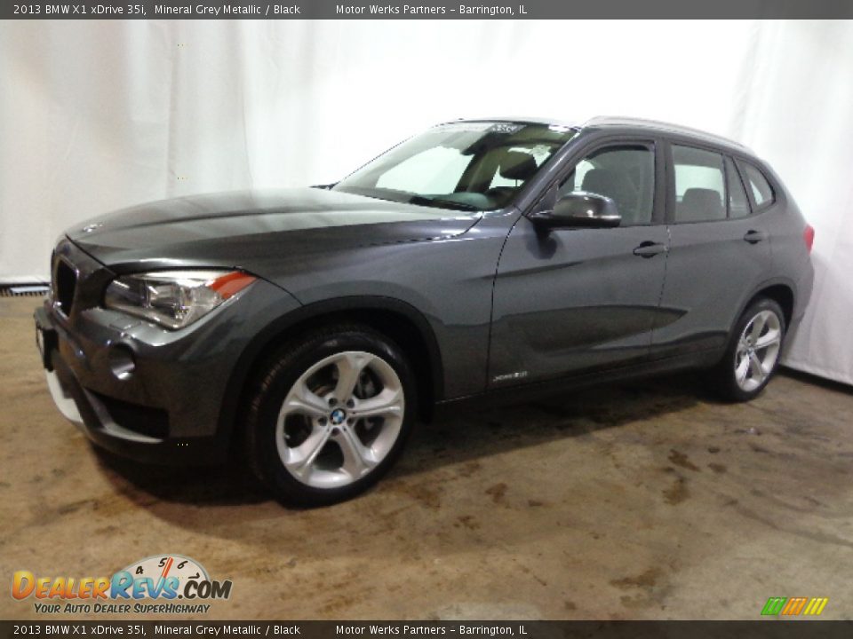 2013 BMW X1 xDrive 35i Mineral Grey Metallic / Black Photo #4