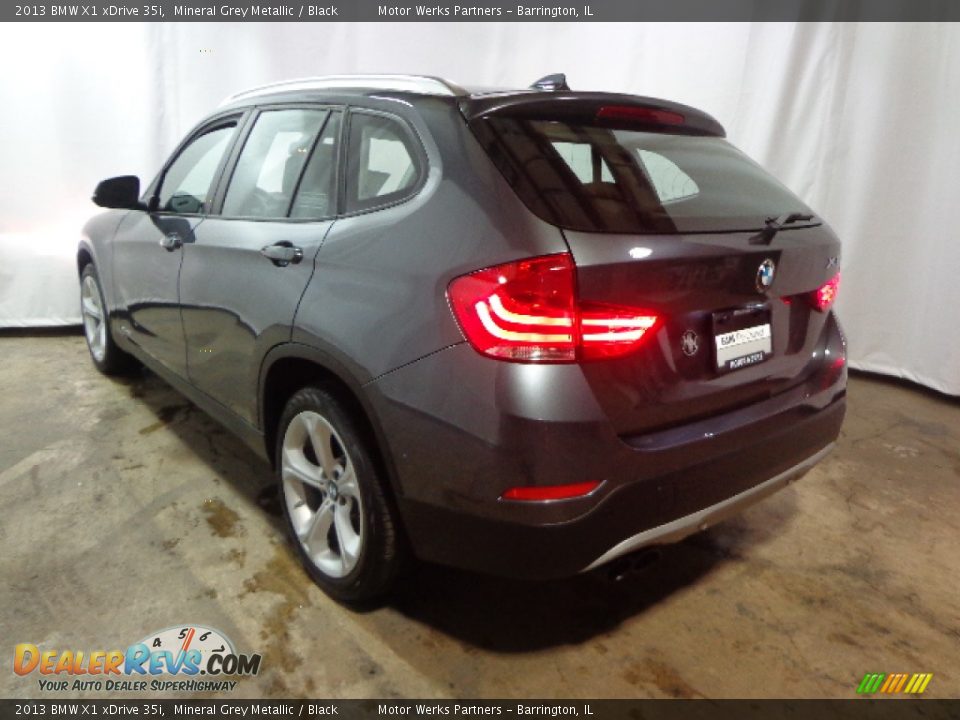 2013 BMW X1 xDrive 35i Mineral Grey Metallic / Black Photo #6
