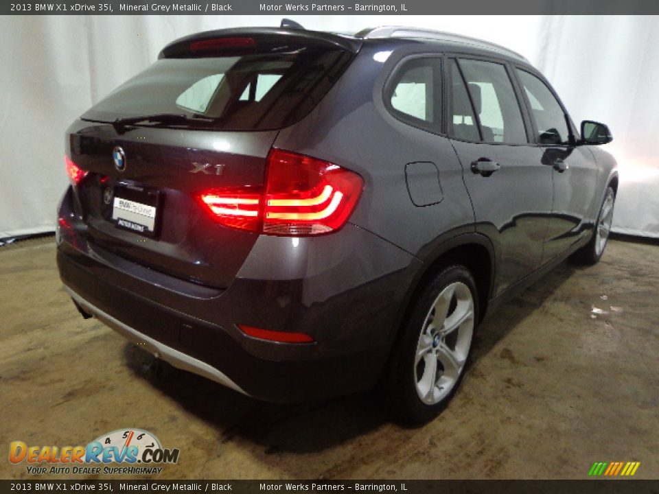 2013 BMW X1 xDrive 35i Mineral Grey Metallic / Black Photo #8