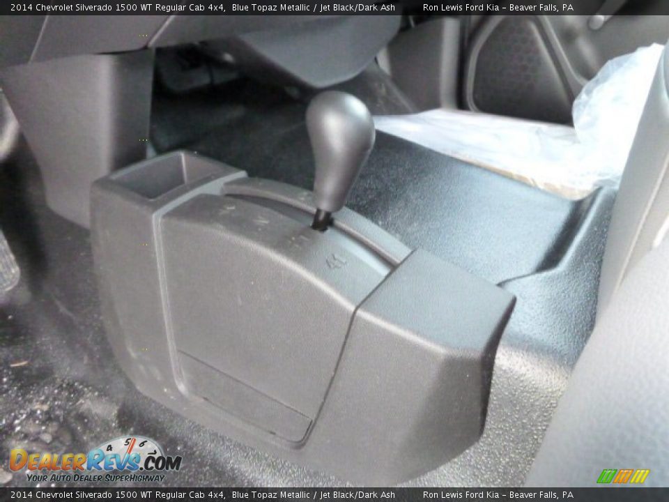 2014 Chevrolet Silverado 1500 WT Regular Cab 4x4 Blue Topaz Metallic / Jet Black/Dark Ash Photo #14