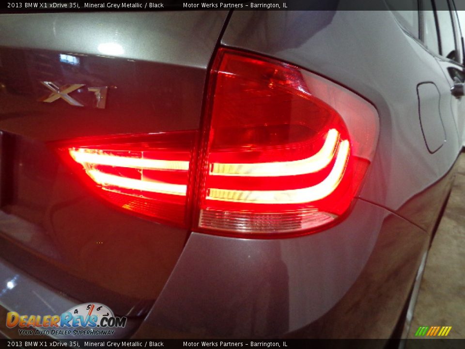 2013 BMW X1 xDrive 35i Mineral Grey Metallic / Black Photo #10