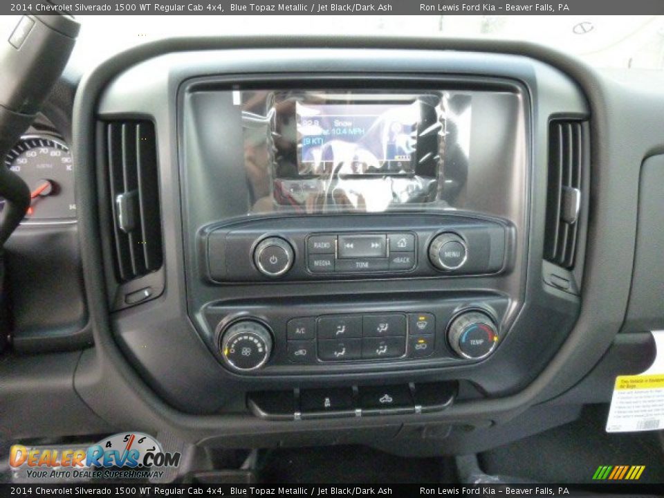 2014 Chevrolet Silverado 1500 WT Regular Cab 4x4 Blue Topaz Metallic / Jet Black/Dark Ash Photo #15
