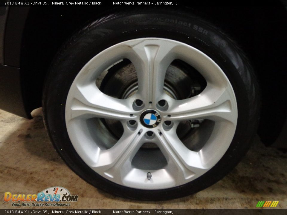 2013 BMW X1 xDrive 35i Mineral Grey Metallic / Black Photo #11