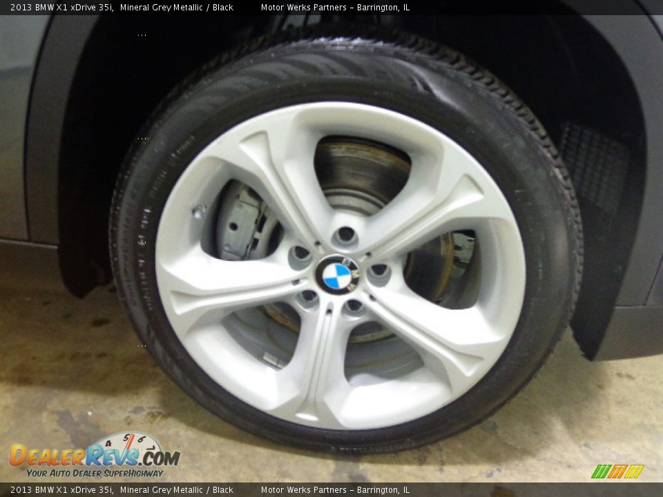 2013 BMW X1 xDrive 35i Mineral Grey Metallic / Black Photo #12