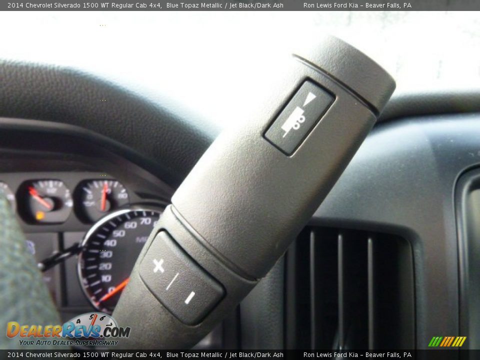 2014 Chevrolet Silverado 1500 WT Regular Cab 4x4 Blue Topaz Metallic / Jet Black/Dark Ash Photo #18
