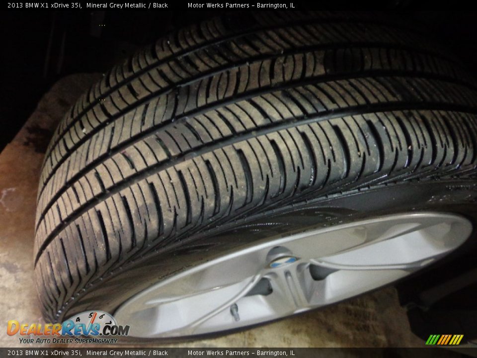 2013 BMW X1 xDrive 35i Mineral Grey Metallic / Black Photo #15