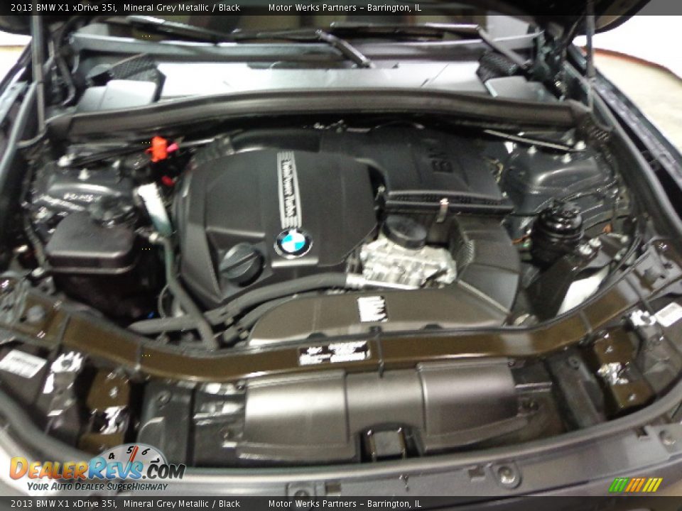 2013 BMW X1 xDrive 35i Mineral Grey Metallic / Black Photo #16