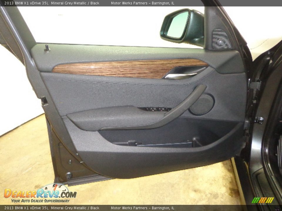 2013 BMW X1 xDrive 35i Mineral Grey Metallic / Black Photo #19