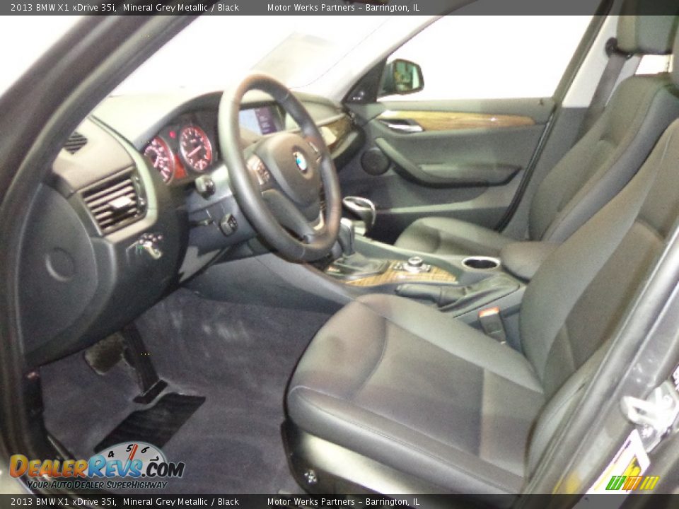2013 BMW X1 xDrive 35i Mineral Grey Metallic / Black Photo #20