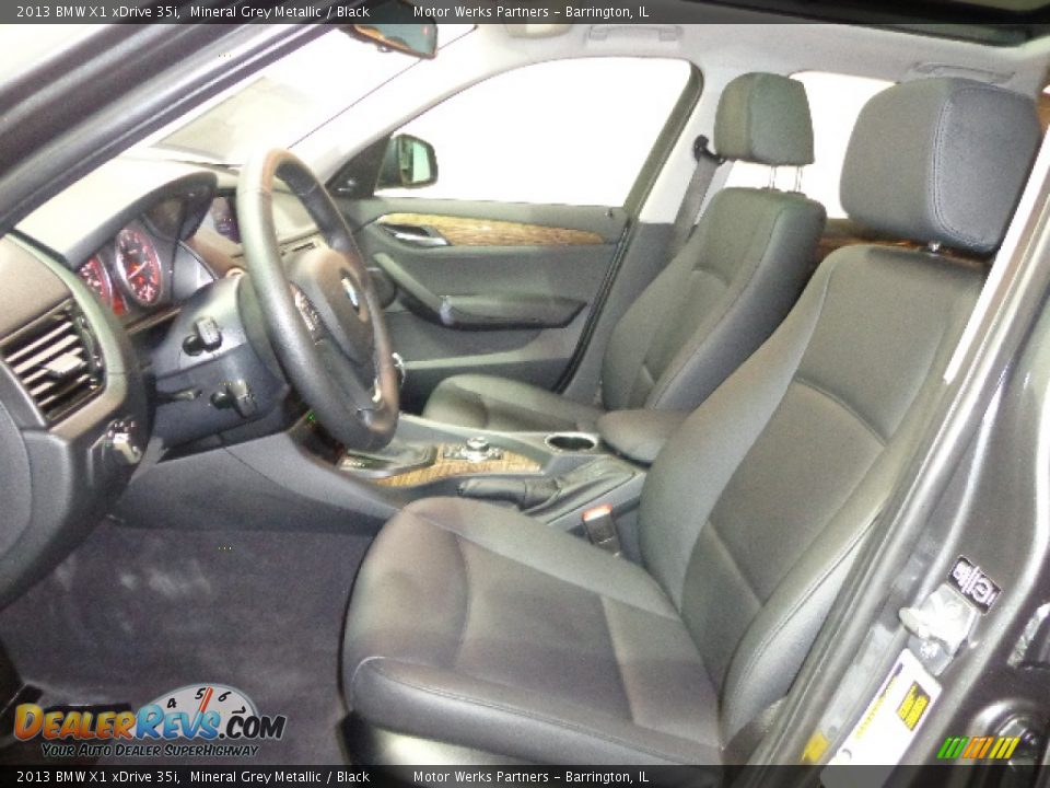 2013 BMW X1 xDrive 35i Mineral Grey Metallic / Black Photo #21