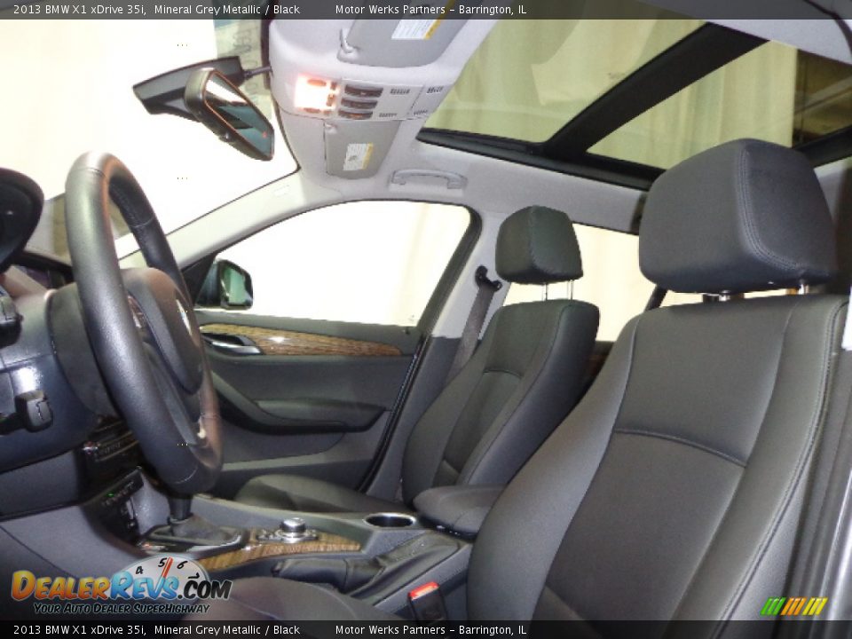 2013 BMW X1 xDrive 35i Mineral Grey Metallic / Black Photo #22