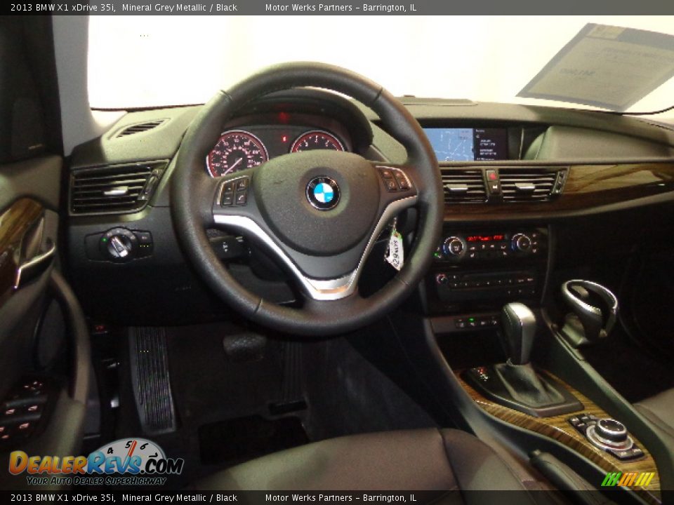 2013 BMW X1 xDrive 35i Mineral Grey Metallic / Black Photo #23