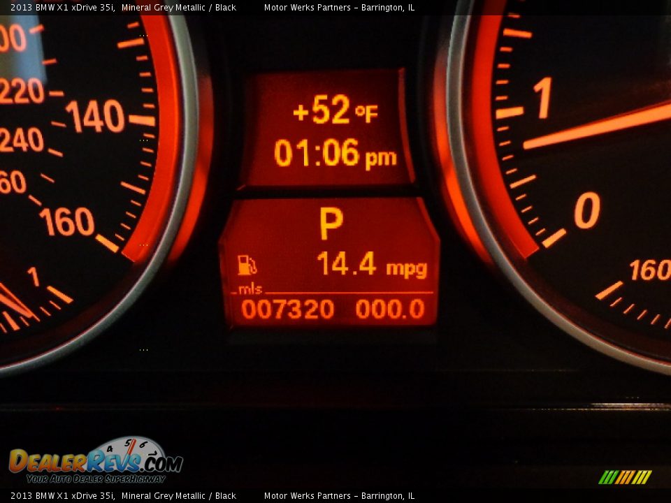 2013 BMW X1 xDrive 35i Mineral Grey Metallic / Black Photo #25