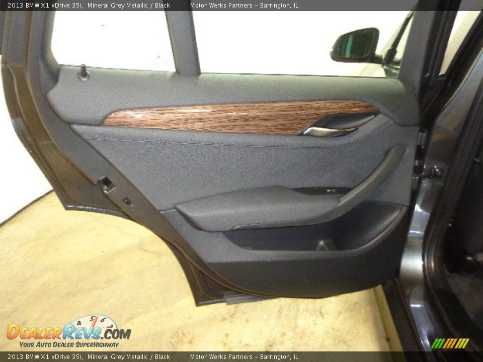 2013 BMW X1 xDrive 35i Mineral Grey Metallic / Black Photo #28