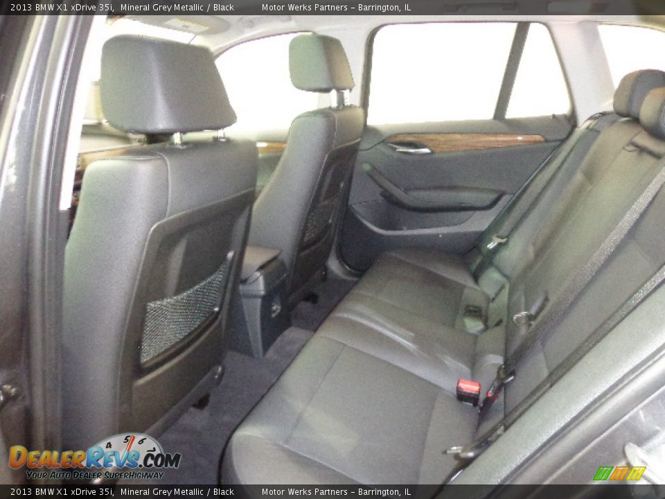 2013 BMW X1 xDrive 35i Mineral Grey Metallic / Black Photo #29