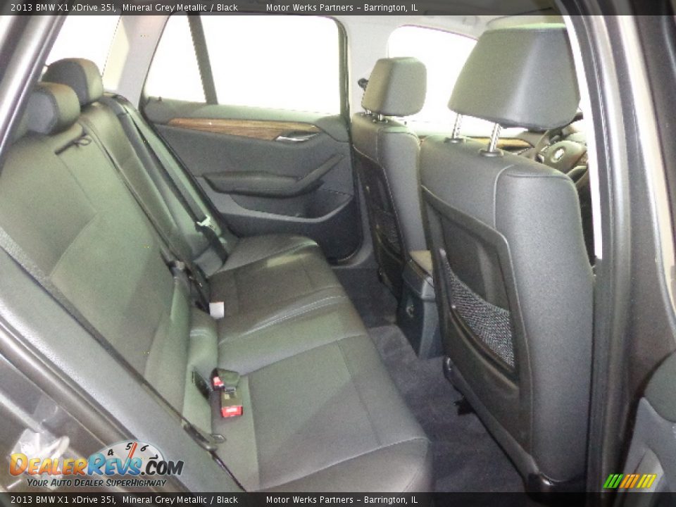 2013 BMW X1 xDrive 35i Mineral Grey Metallic / Black Photo #32