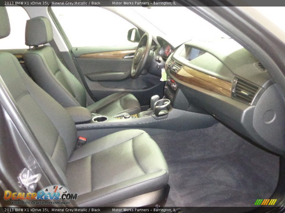 2013 BMW X1 xDrive 35i Mineral Grey Metallic / Black Photo #33