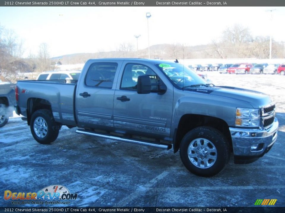 2012 Chevrolet Silverado 2500HD LT Crew Cab 4x4 Graystone Metallic / Ebony Photo #3