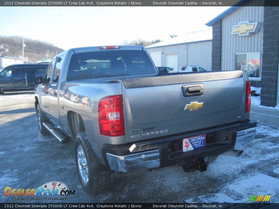 2012 Chevrolet Silverado 2500HD LT Crew Cab 4x4 Graystone Metallic / Ebony Photo #4