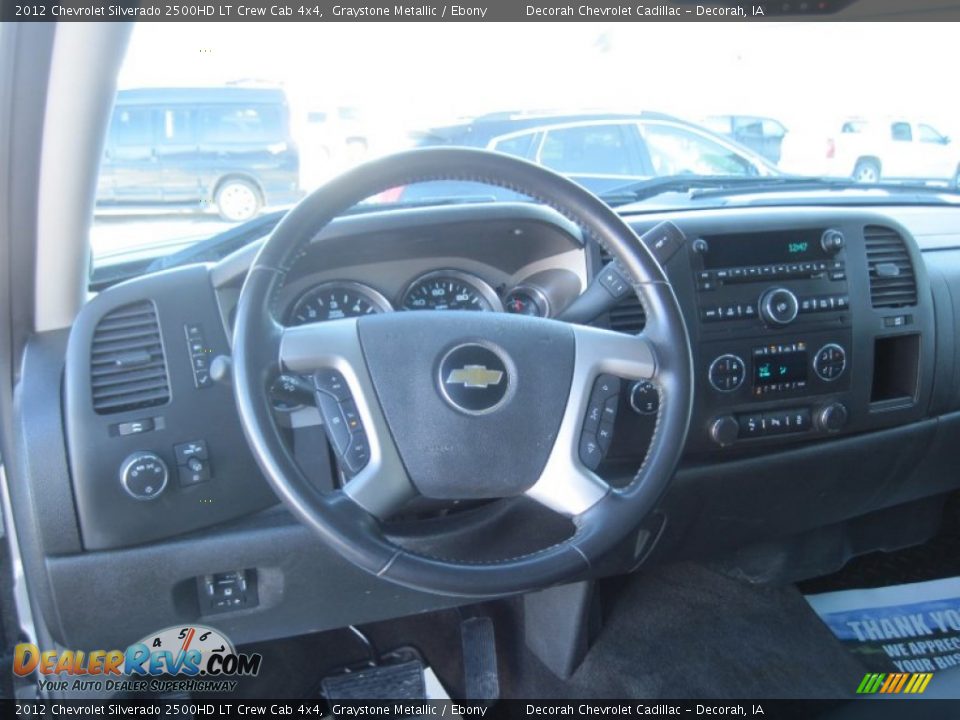 2012 Chevrolet Silverado 2500HD LT Crew Cab 4x4 Graystone Metallic / Ebony Photo #11