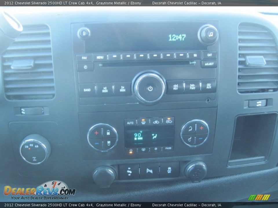 2012 Chevrolet Silverado 2500HD LT Crew Cab 4x4 Graystone Metallic / Ebony Photo #16
