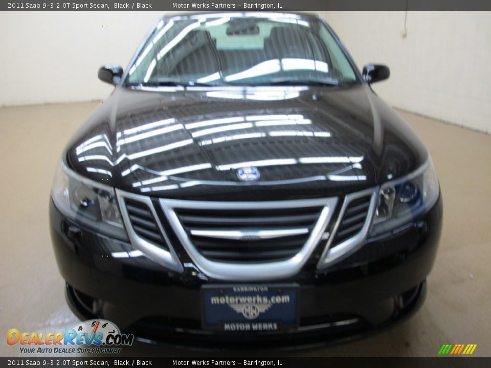 2011 Saab 9-3 2.0T Sport Sedan Black / Black Photo #2